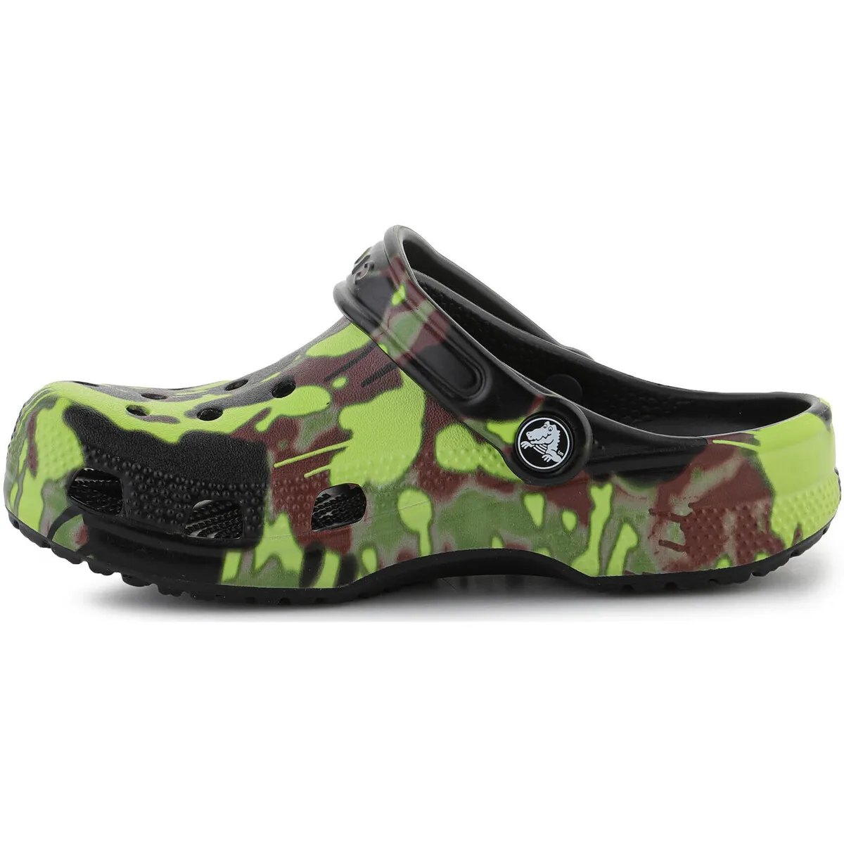 CLASSIC SPRAY CAMO CLOG KIDS BLACK 208305001