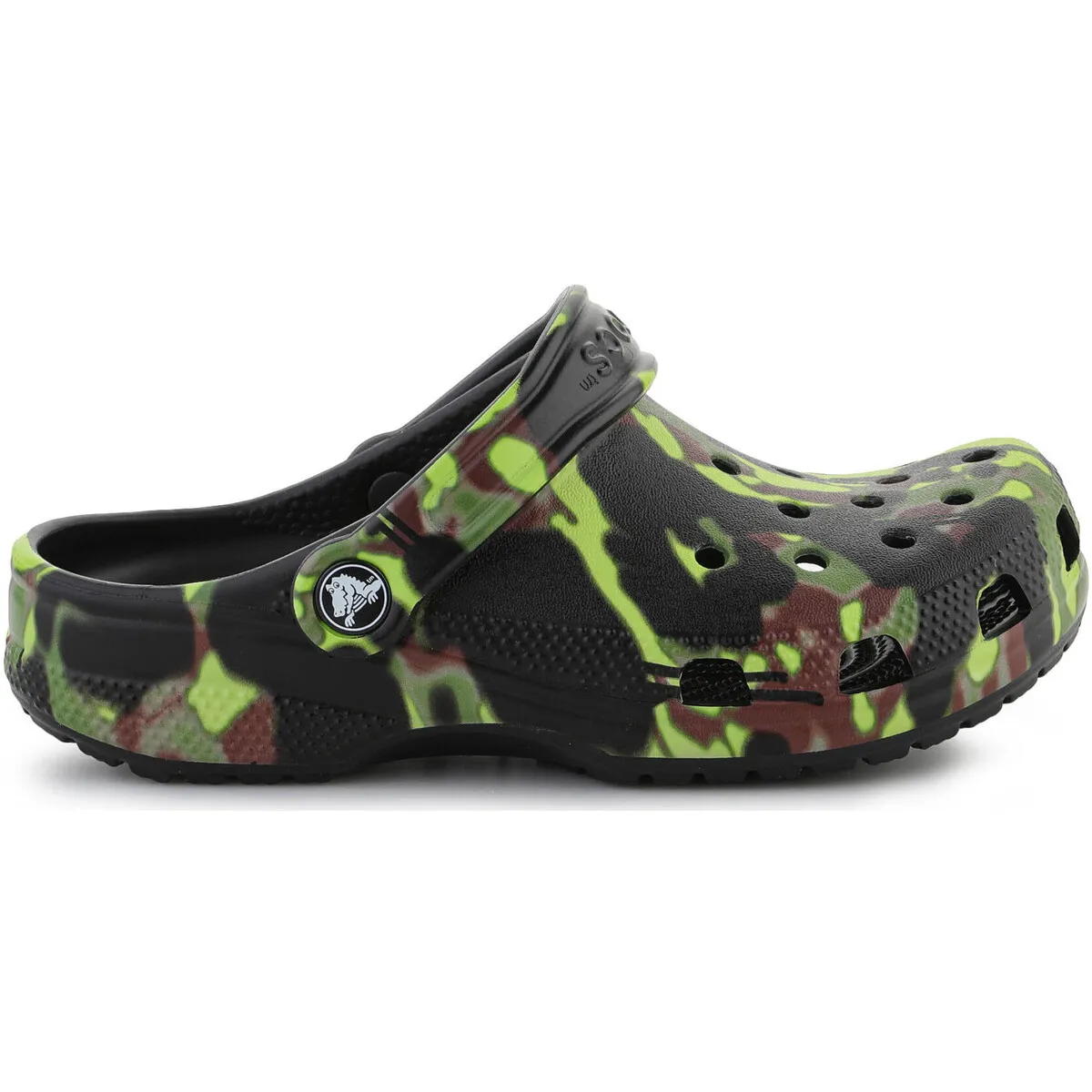 CLASSIC SPRAY CAMO CLOG KIDS BLACK 208305001