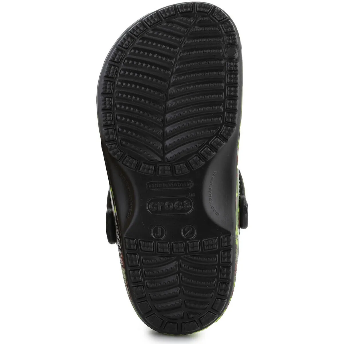 CLASSIC SPRAY CAMO CLOG KIDS BLACK 208305001