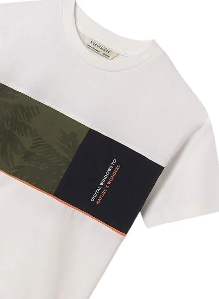 Conjunto camiseta y pantalón Mayoral Palmeras Block Verde Para Niño
