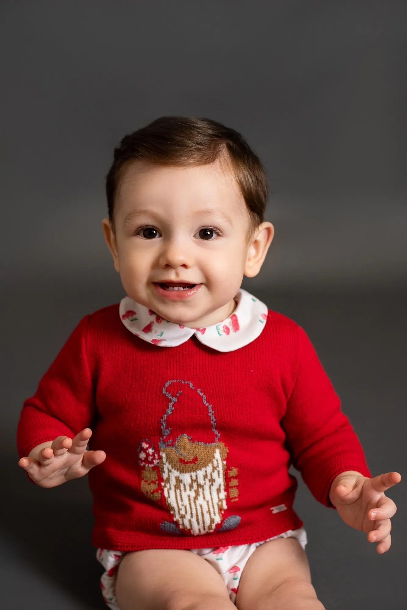 Conjunto para niño dos piezas. Colección setas