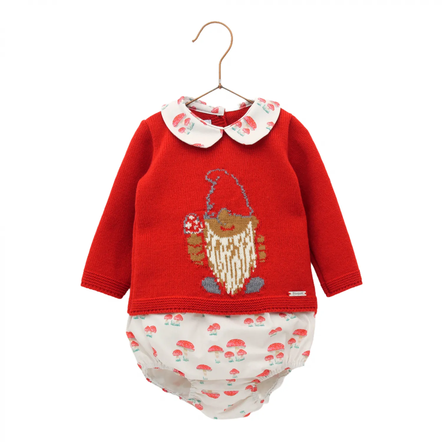 Conjunto para niño dos piezas. Colección setas