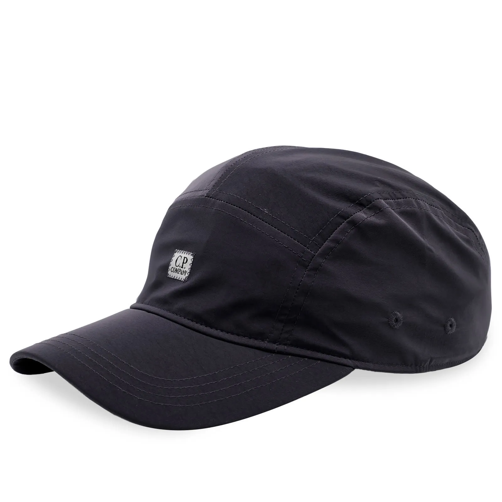 C.P. COMPANY CHROMER PANELLED LOGO CAP
