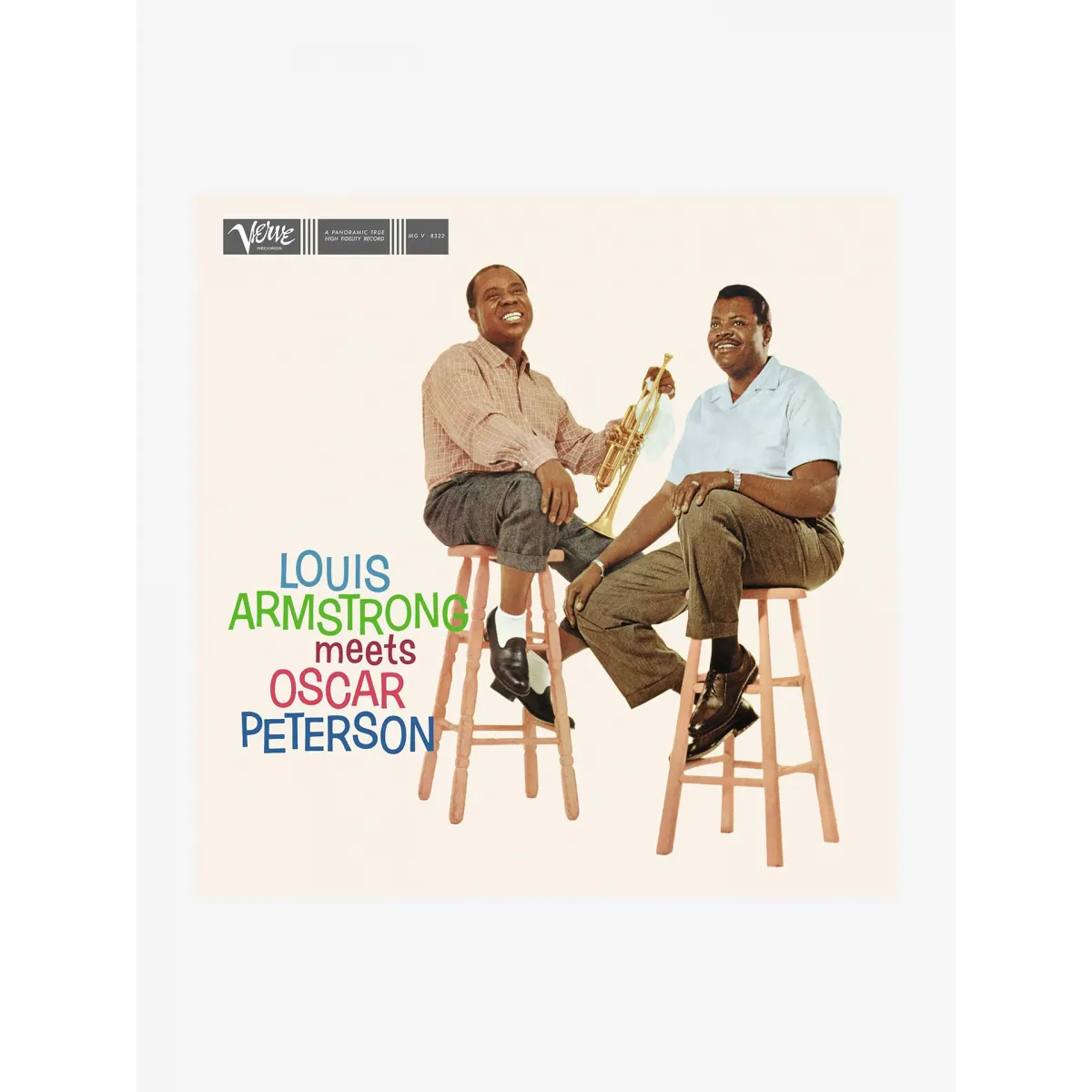 DISCO DE VINILO LOUIS ARMSTRONG & OSCAR PETERSON  LOUIS ARMSTRONG MEETS OSCAR PETERSON