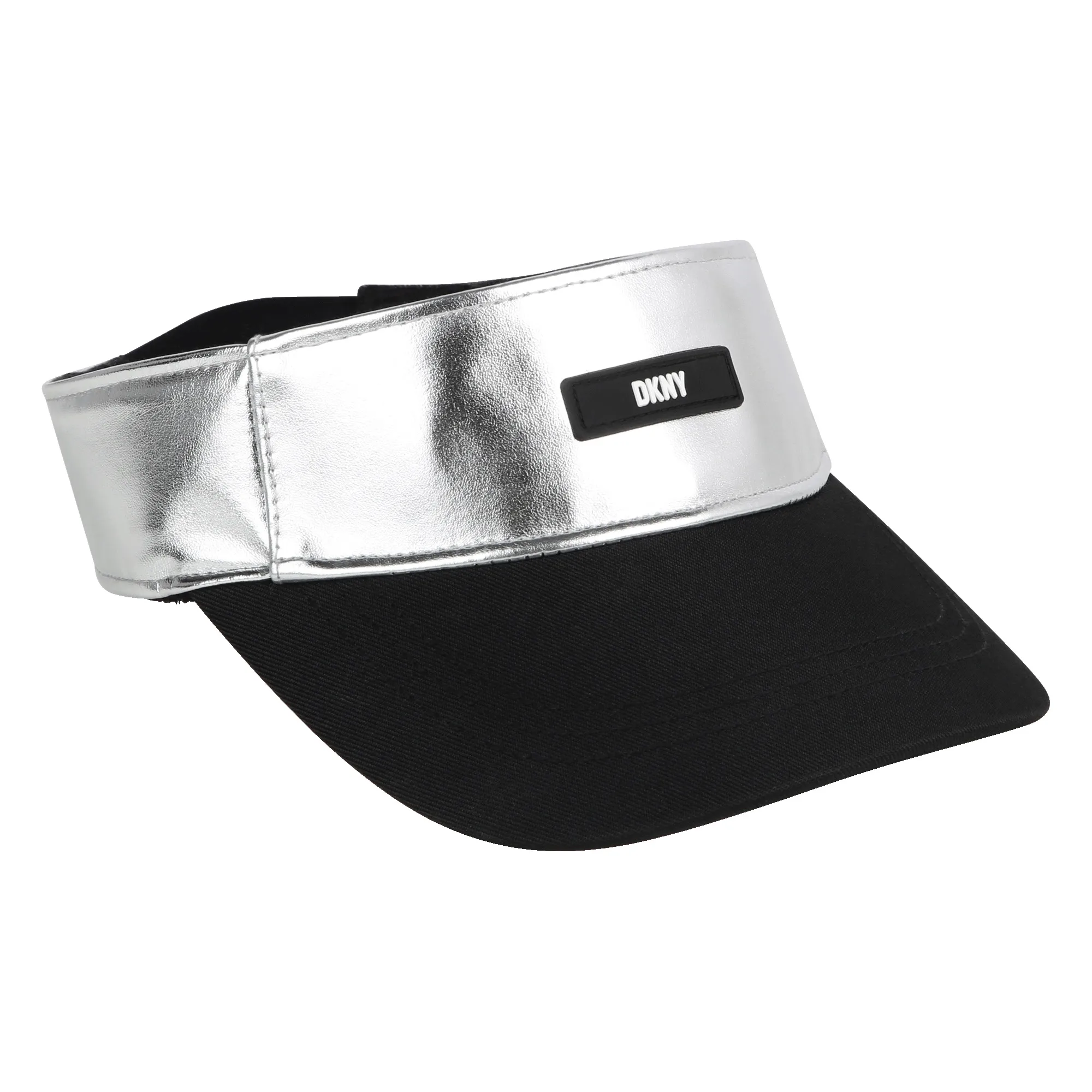 DKNY Visera bimateria con el logo