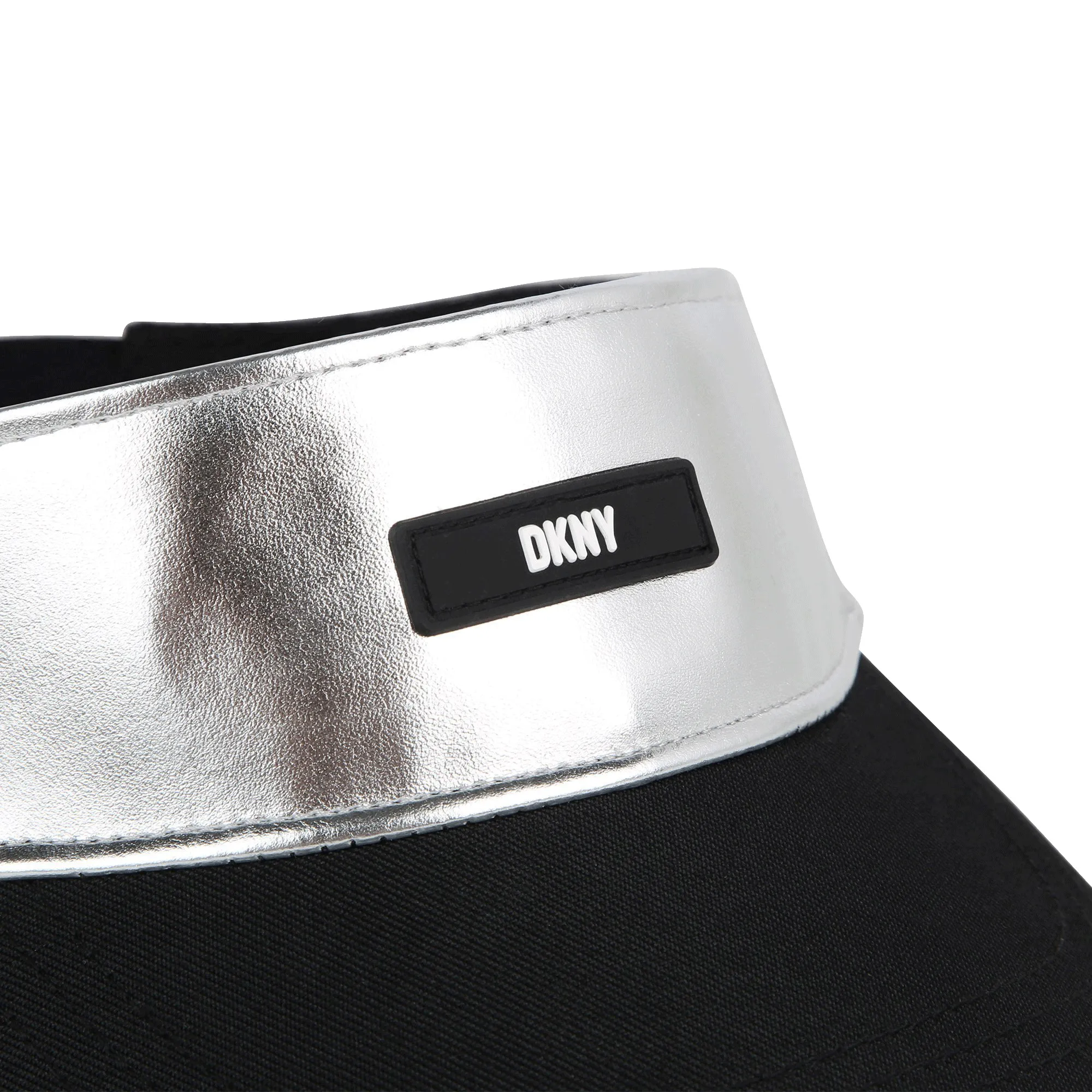 DKNY Visera bimateria con el logo