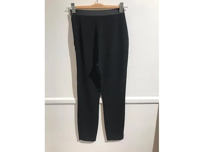 DOLCE & GABBANA Pantalón T.Viscosa XS Internacional Negro 