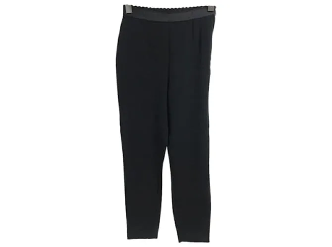 DOLCE & GABBANA Pantalón T.Viscosa XS Internacional Negro 