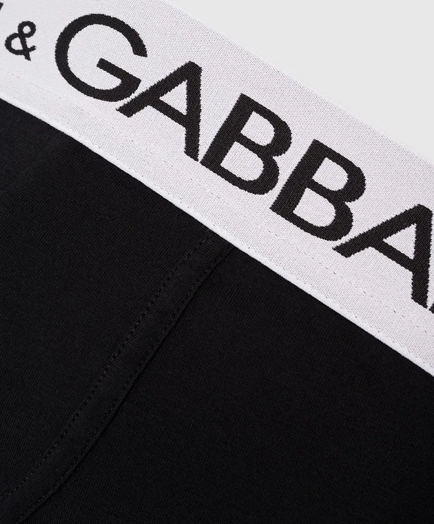Dolce&Gabbana Black boxer briefs with logo