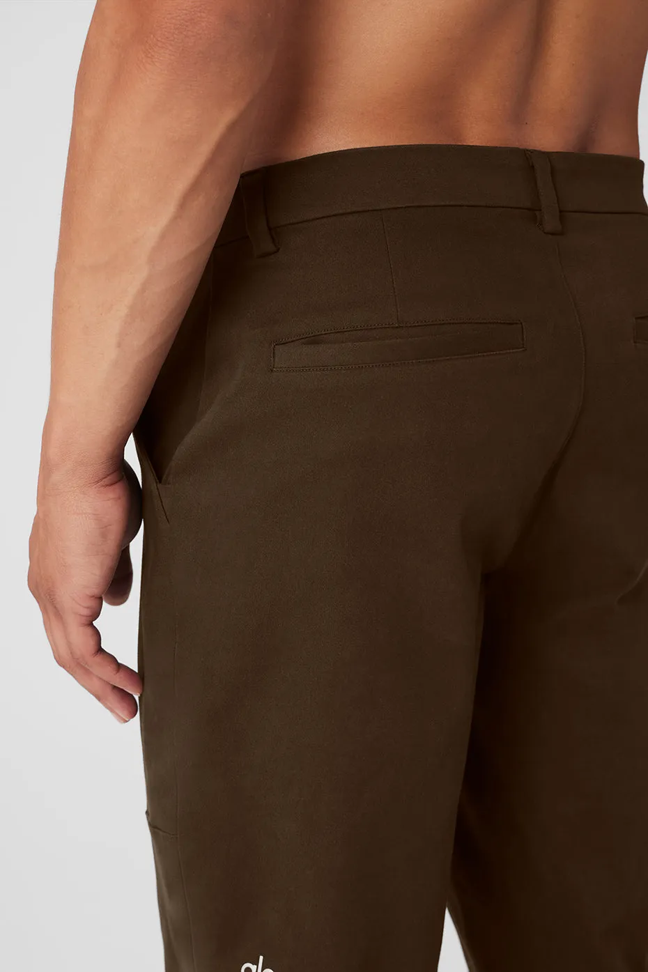 EDITION SUEDED PANT  ESPRESSO