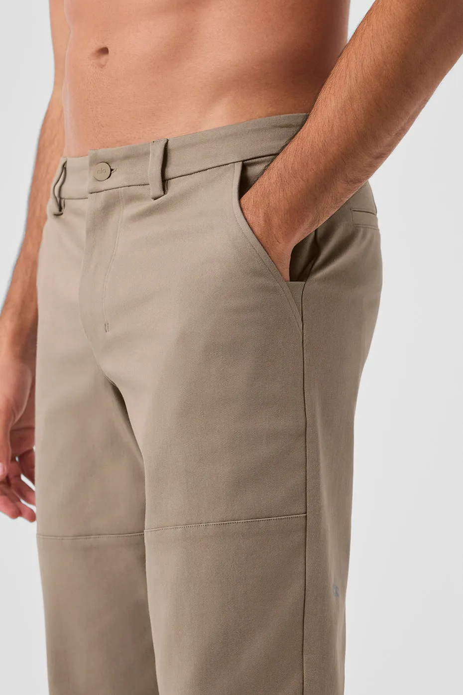 EDITION SUEDED PANT  GRAVEL