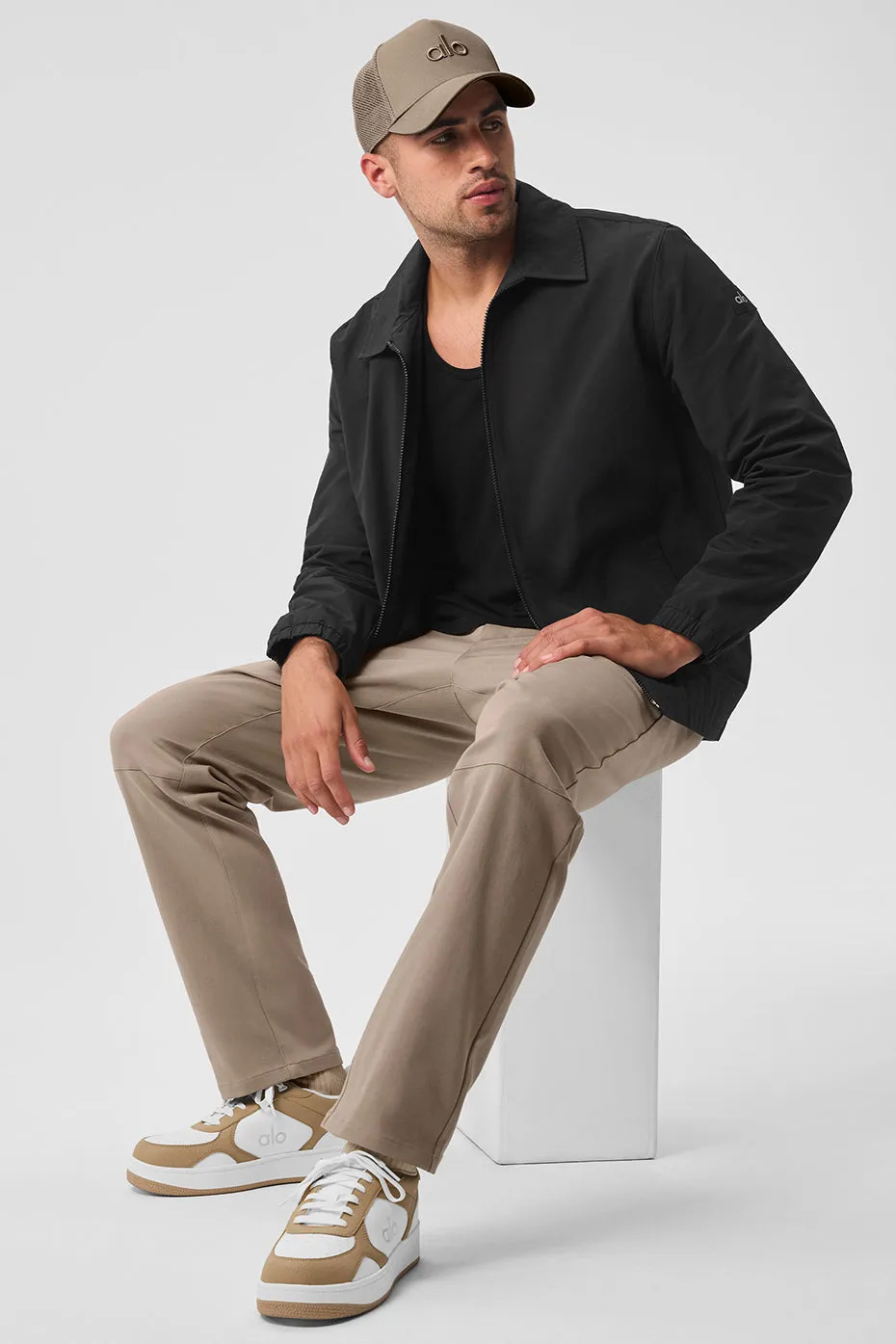 EDITION SUEDED PANT  GRAVEL