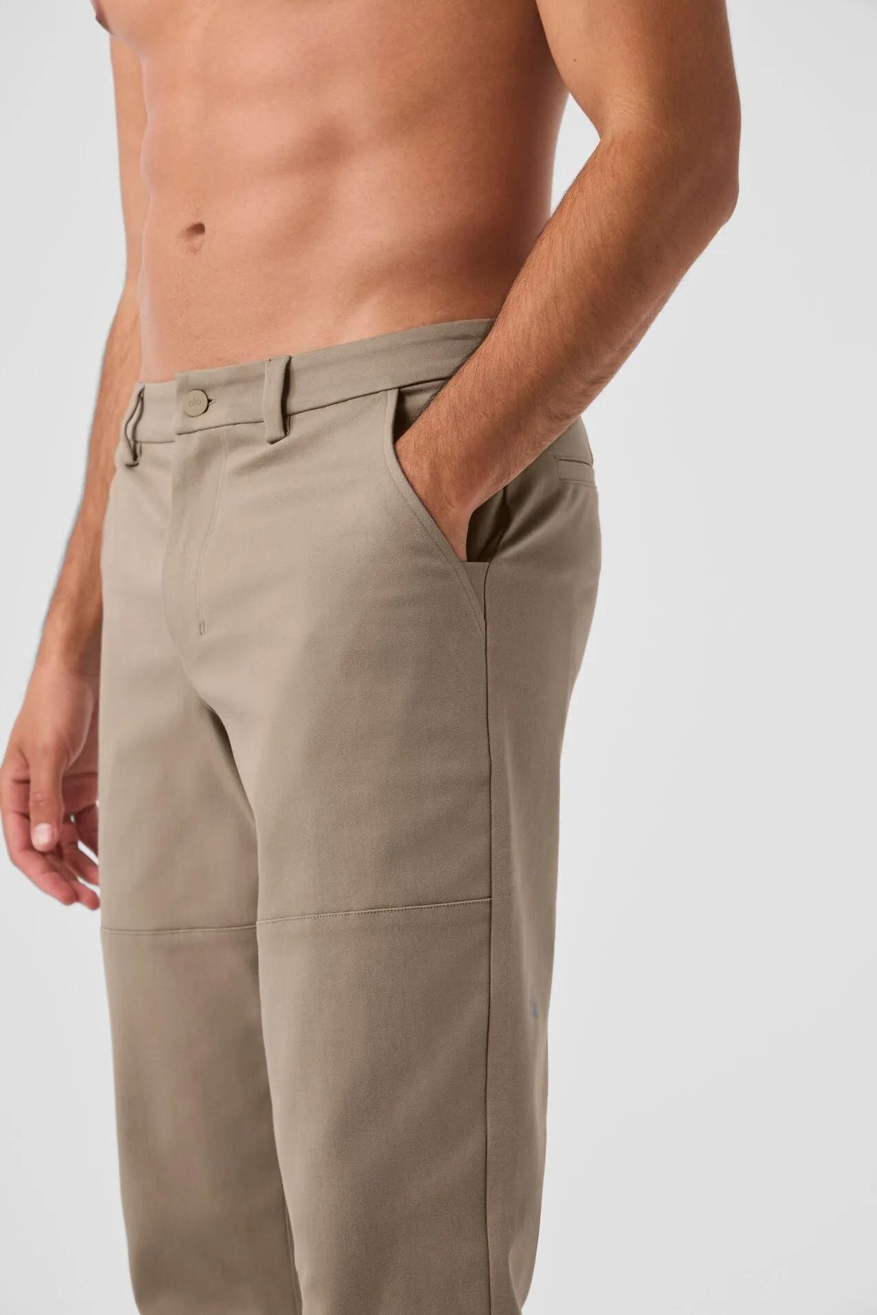 EDITION SUEDED PANT  GRAVEL