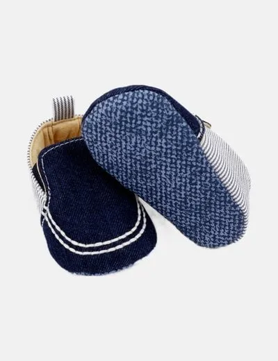 EMC Mocasines denim con rayas