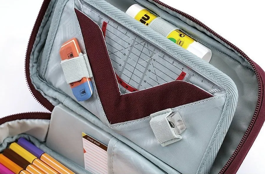 ESTUCHE NITRO PENCIL CASE XL  WINE