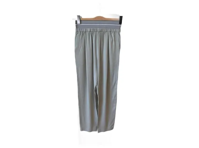 FABIANA FILIPPI Pantalón T.ÉL 38 Seda Azul 