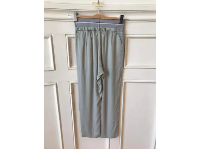 FABIANA FILIPPI Pantalón T.ÉL 38 Seda Azul 