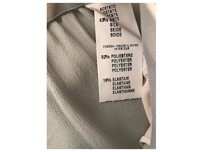 FABIANA FILIPPI Pantalón T.ÉL 38 Seda Azul 