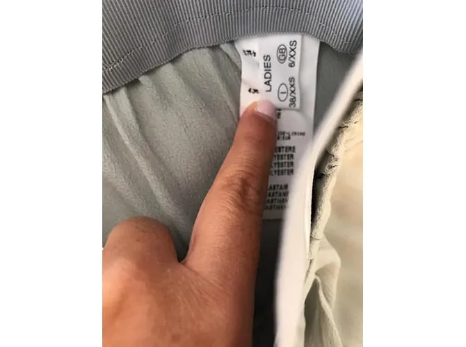 FABIANA FILIPPI Pantalón T.ÉL 38 Seda Azul 