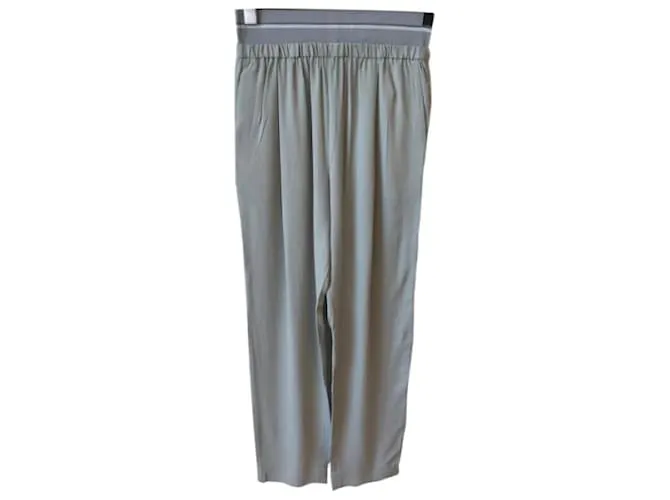 FABIANA FILIPPI Pantalón T.ÉL 38 Seda Azul 