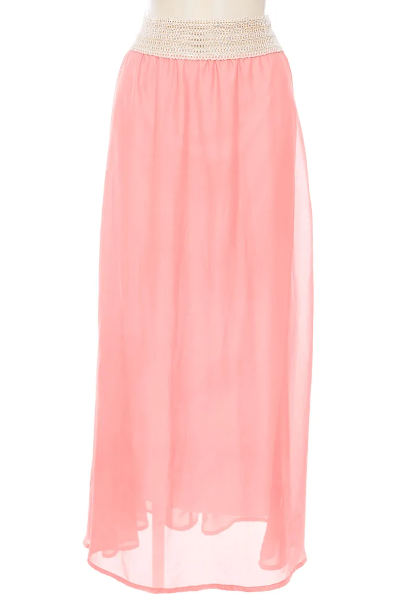 FALDA COLOR ROSADO  YAGAB