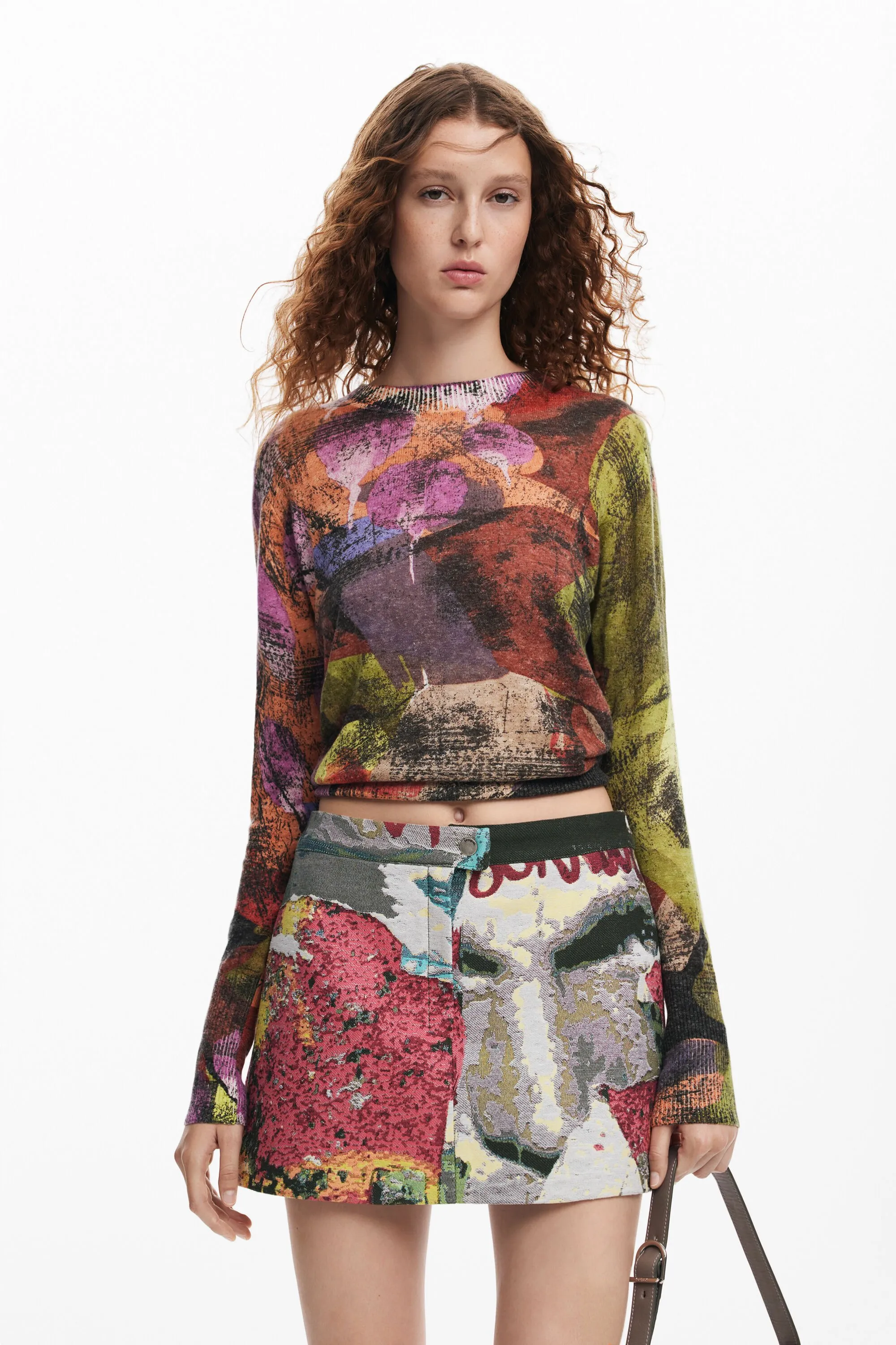 Faldilla curta flors M. Christian Lacroix