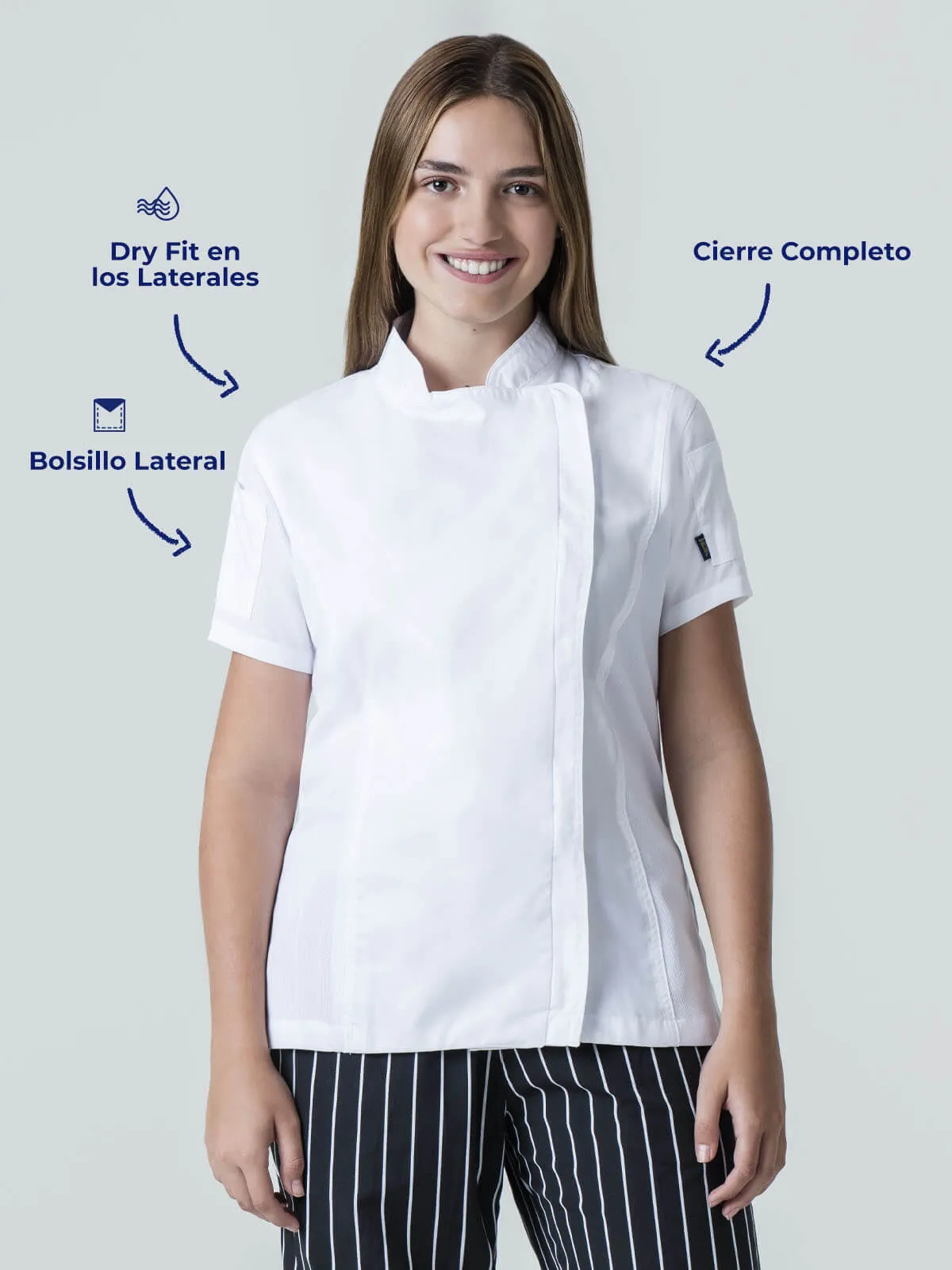 Filipina para Restaurant Universal con Dry Fit Dama