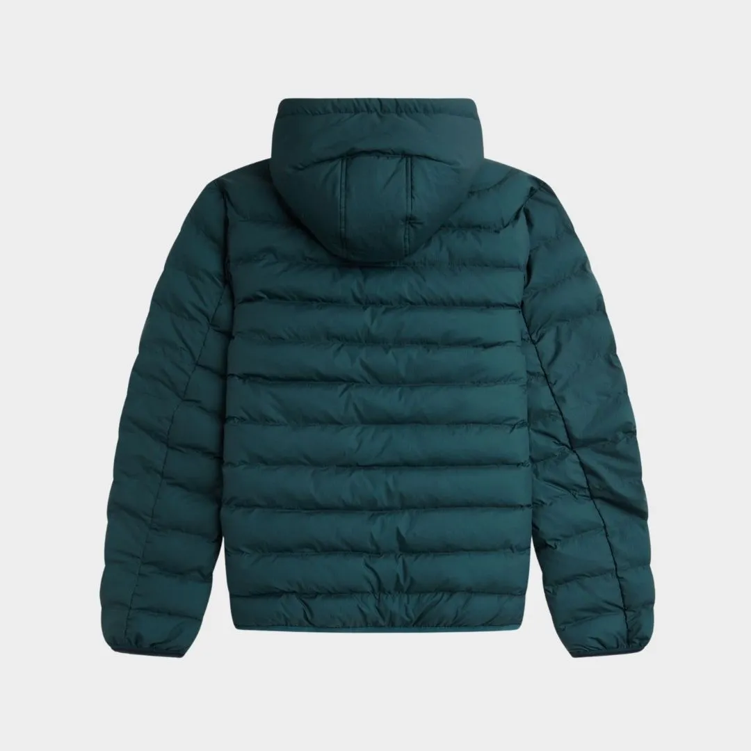Fred Perry Hooded Insulated Jacket Petrol Blue