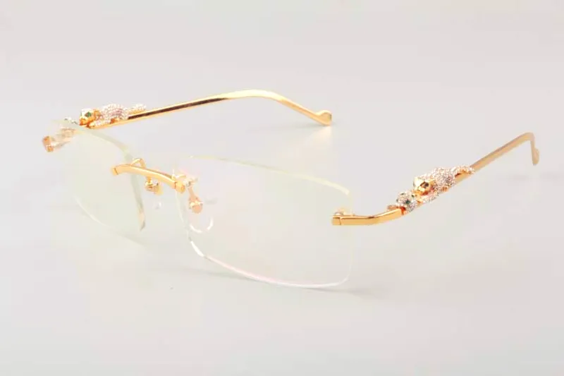 GAFAS DE SOL CUADRADAS ULTRALIGERAS CON PATILLAS DORADAS Y DIAMANTES DE LEOPARDO 63840831, MODELOS DE MODA, GAFAS DE SOL PARA H