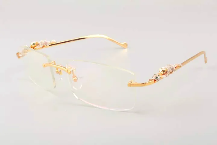 GAFAS DE SOL CUADRADAS ULTRALIGERAS CON PATILLAS DORADAS Y DIAMANTES DE LEOPARDO 63840831, MODELOS DE MODA, GAFAS DE SOL PARA H