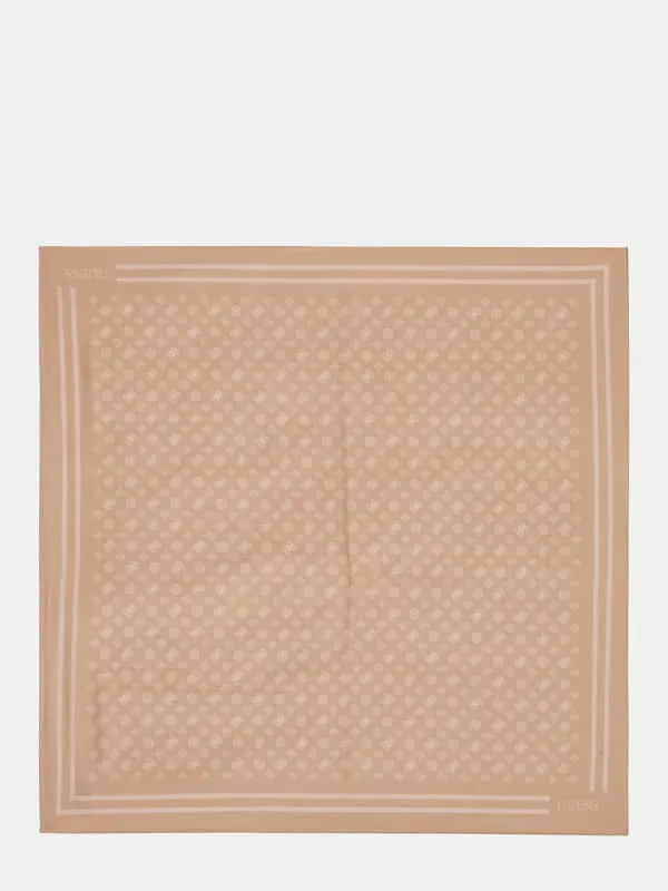 GUESS Emilee 4G Logo Peony Neckerchief