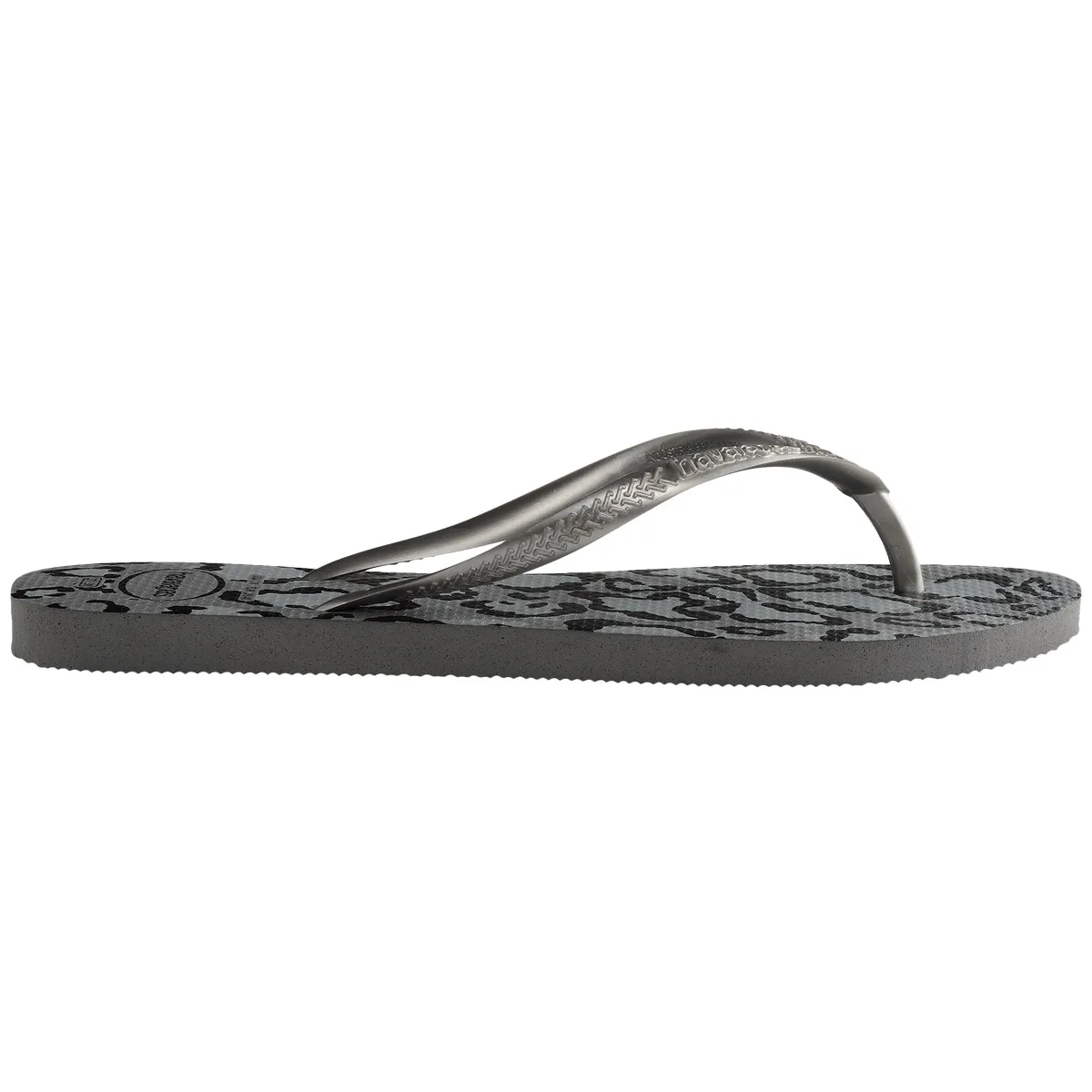 HAVAIANAS SLIM ANIMALS GRIS ANIMAL PRINT DAMA 