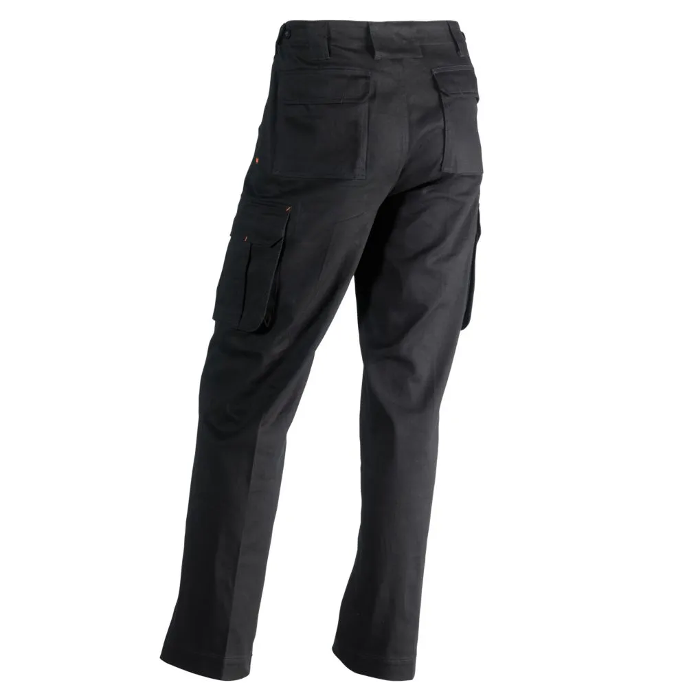 Herock Odin, pantalón multibolsillo, negro (cintura 33