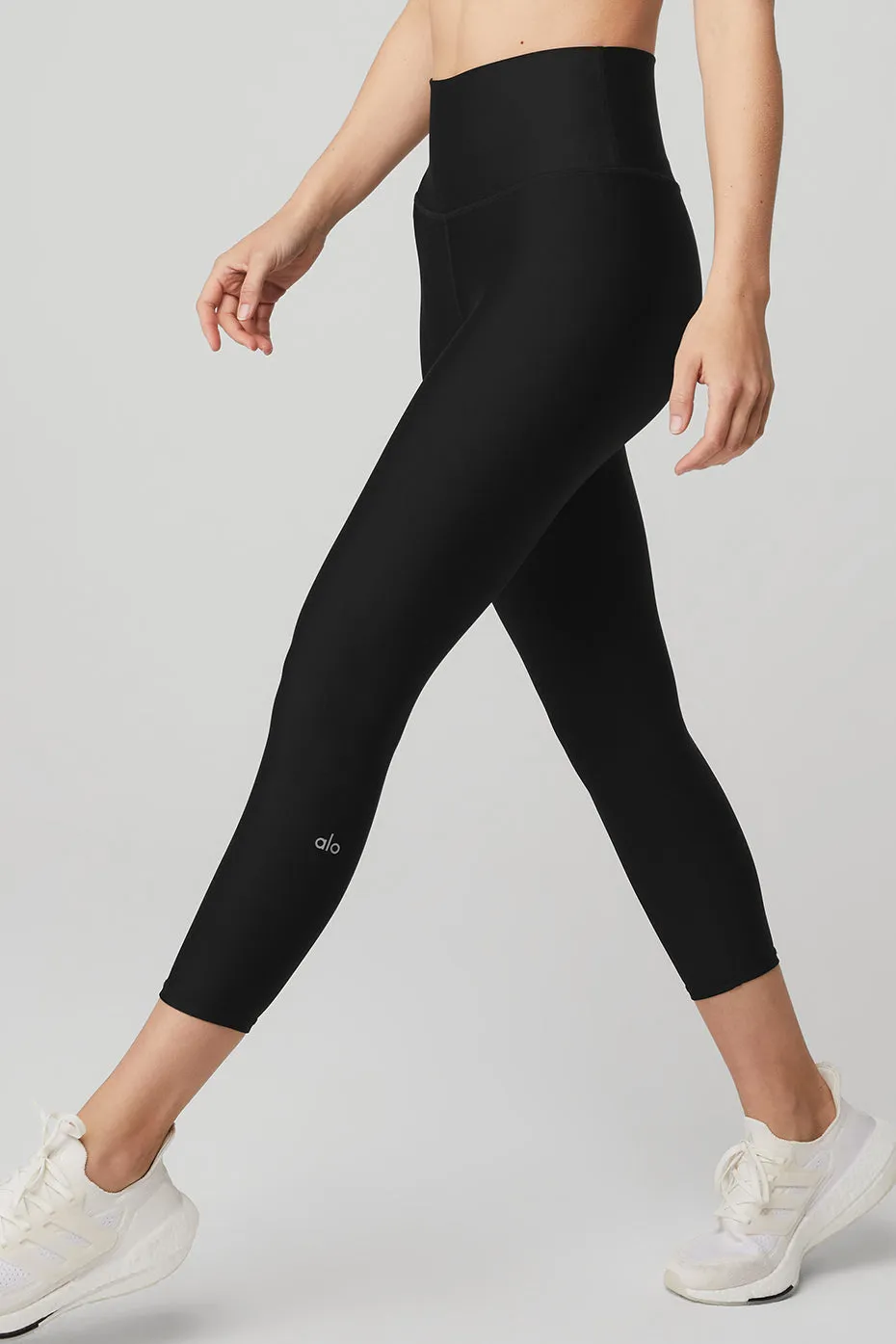HIGHWAIST AIRLIFT CAPRI  BLACK