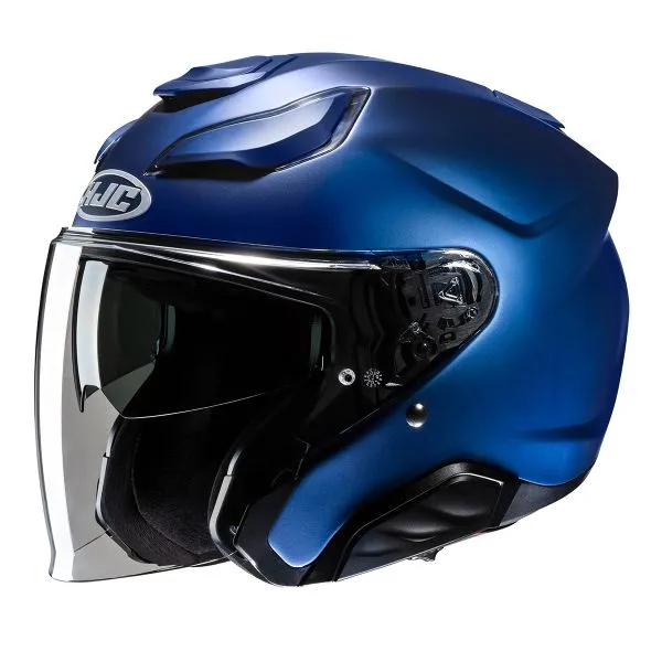 HJC F31 Semi Flat Metallic Blue + Kit Bluetooth Smart 11B 