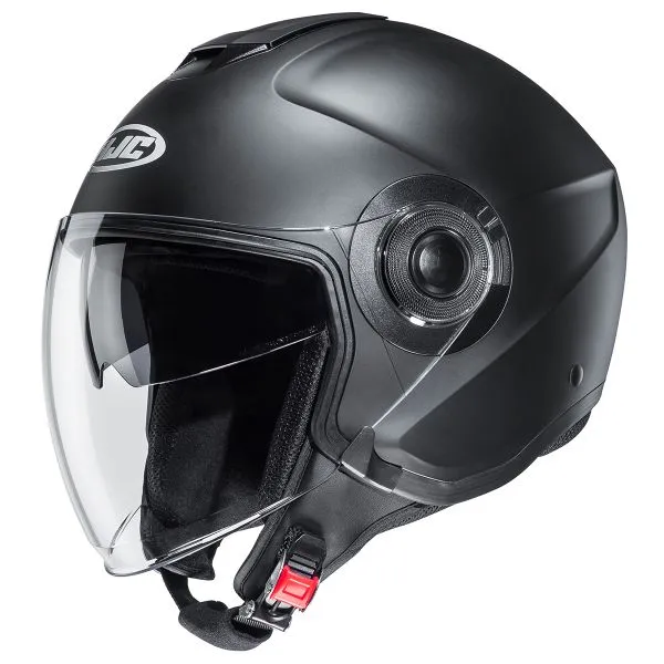 HJC i40N Semi Flat Black + Kit Bluetooth BT Mini 