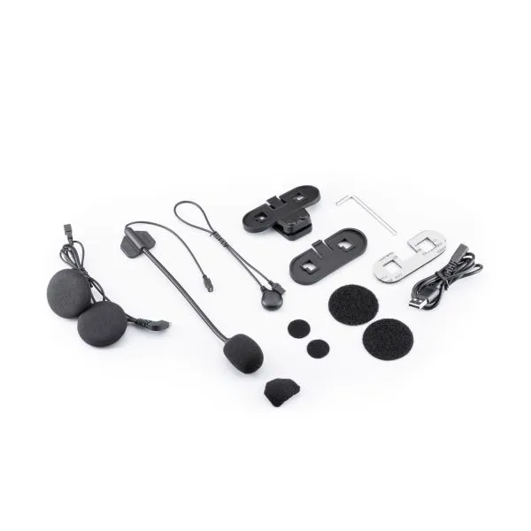 HJC i40N Semi Flat Black + Kit Bluetooth Lokui K30 