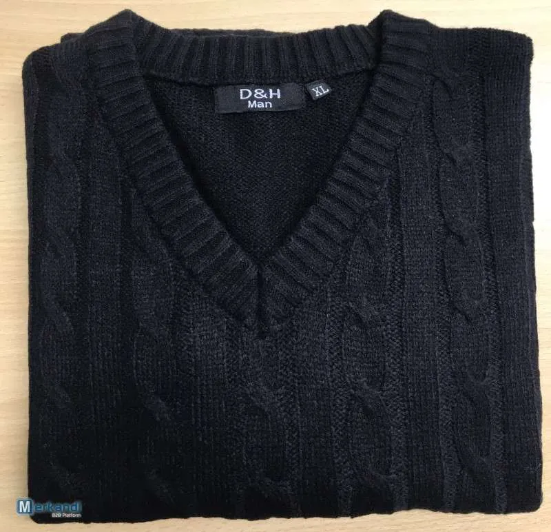 Hombre D&H Sudadera Jersey de punto Jersey Jersey Cuello de la tripulación
