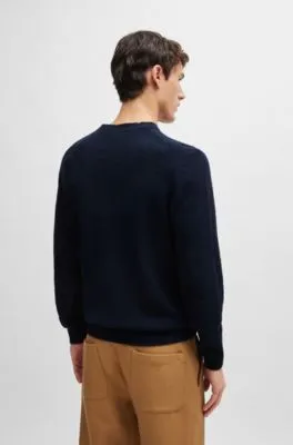 Jersey de algodón en punto bouclé
