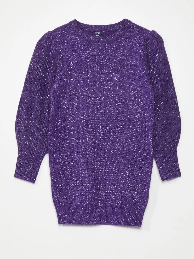 JERSEY DE PUNTO IRISADO  PURPURA