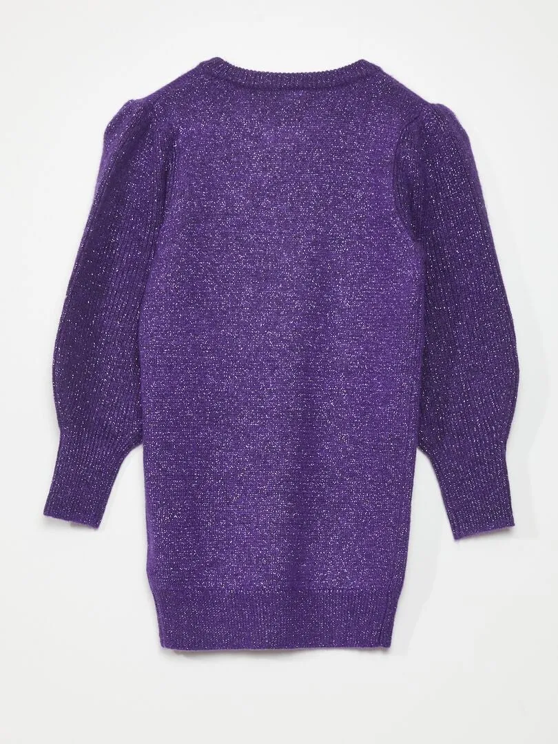 JERSEY DE PUNTO IRISADO  PURPURA