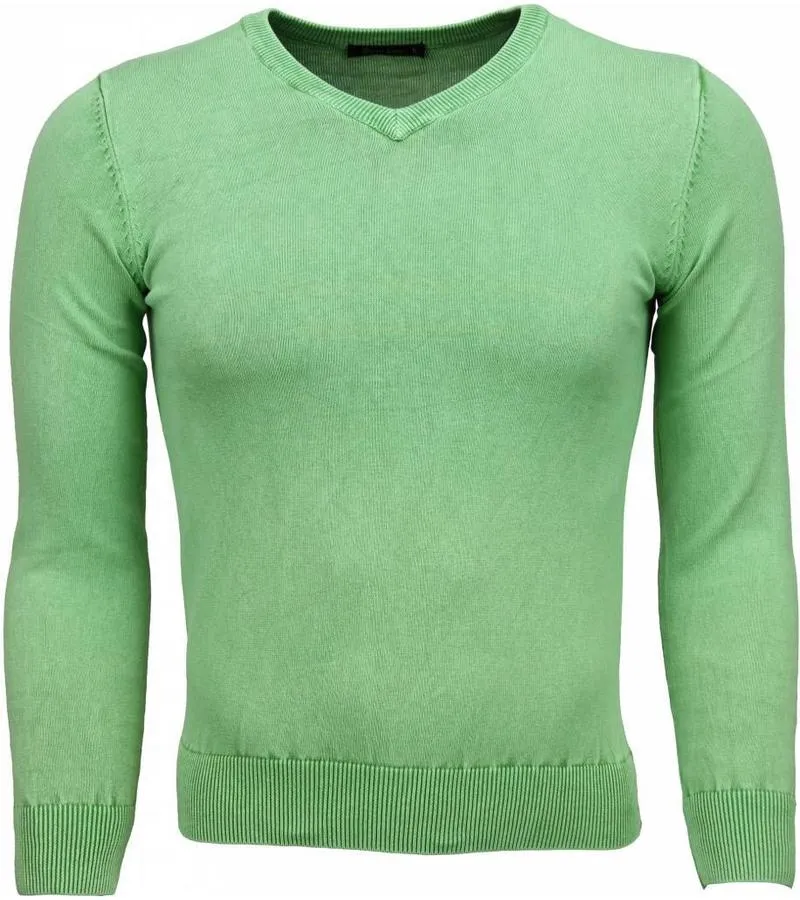 JERSEY  EXCLUSIVO VCUELLO BáSICO JERSEY HOMBRE  VERDE