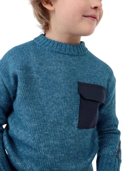 Jersey Mayoral Bolsillo Plana Azul para Niño