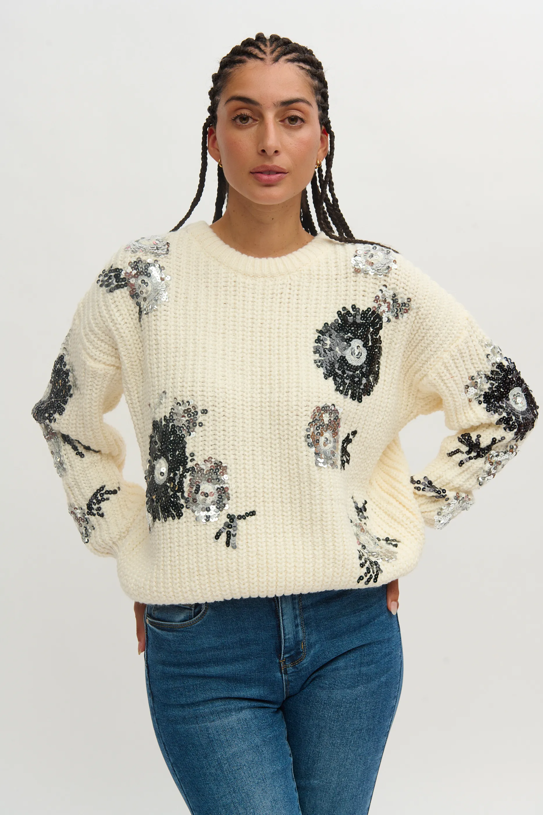 JERSEY OVERSIZE CON LENTEJUELA