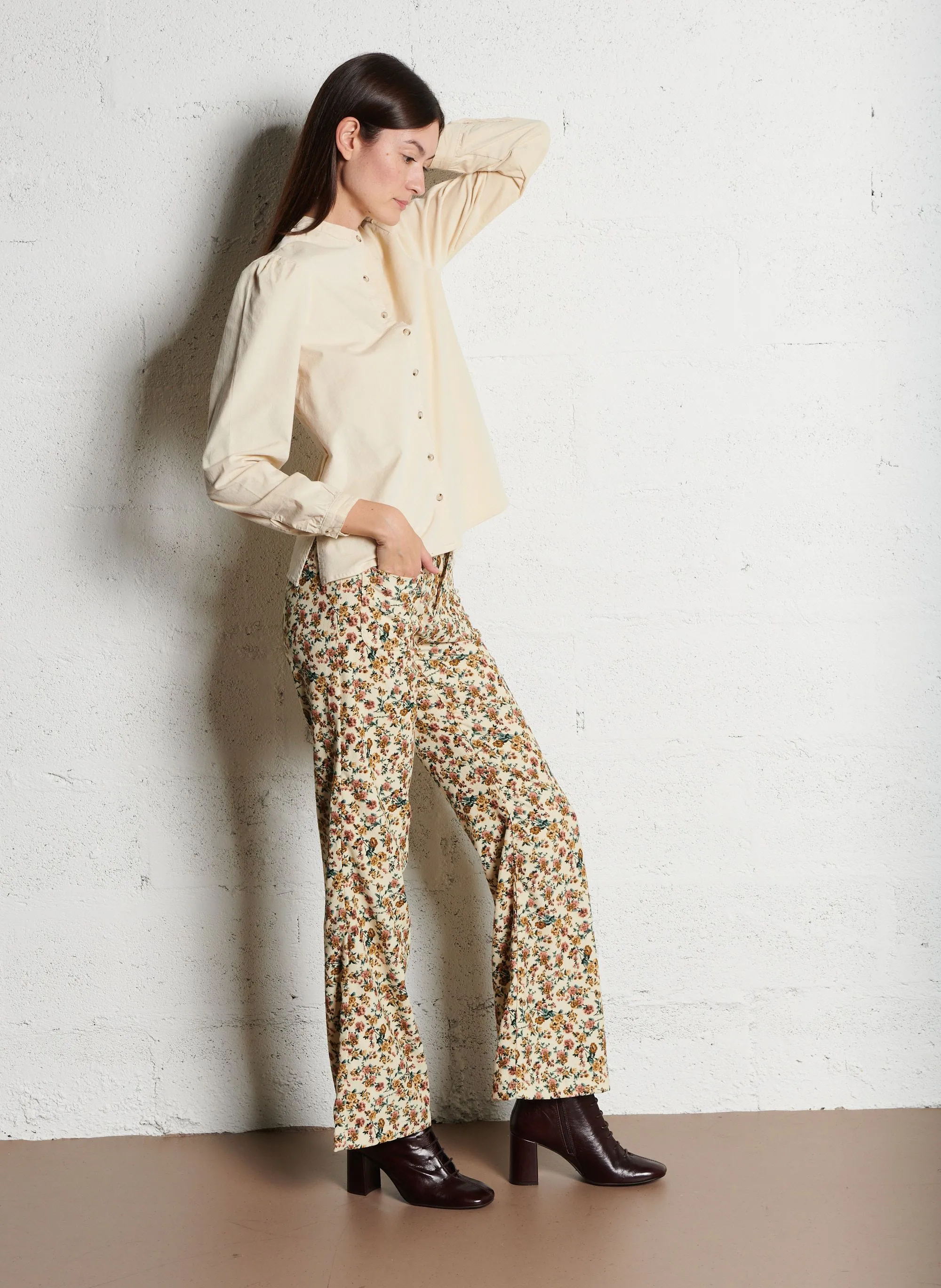 LA PETITE ETOILE SONNY  PANTALóN ANCHO ESTAMPADO EN MULTICOLOR