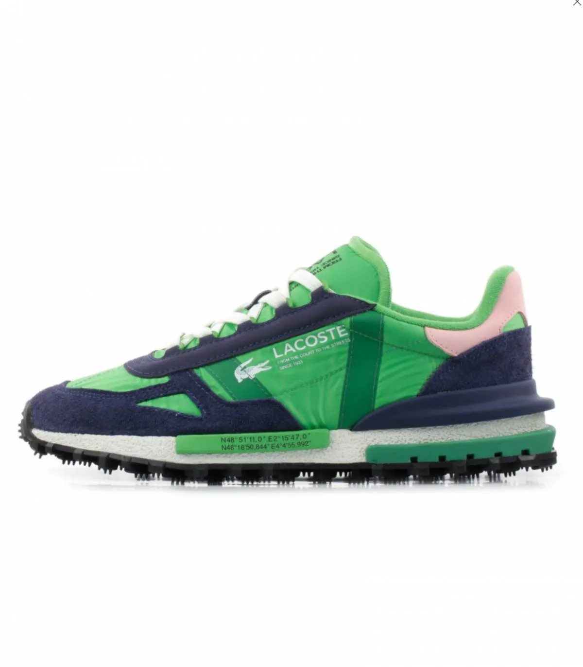 LACOSTE  ZAPATILLAS PARA HOMBRE VERDE/AZUL  ELITE ACTIVE 124 1 SMA