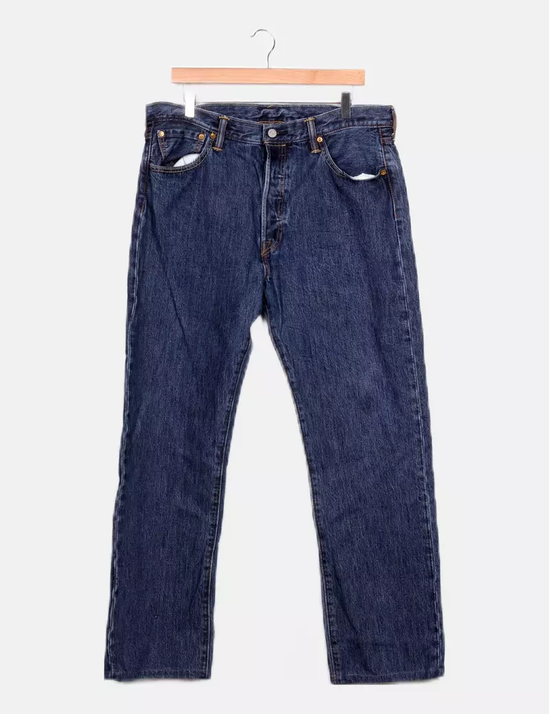 Levi's Pantalón denim azul marino