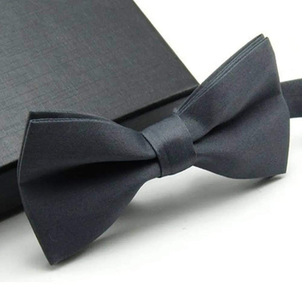 Men's Fashion Adjustable Tuxedo Solid Color Classic Wedding Party Bowtie Bow Tie