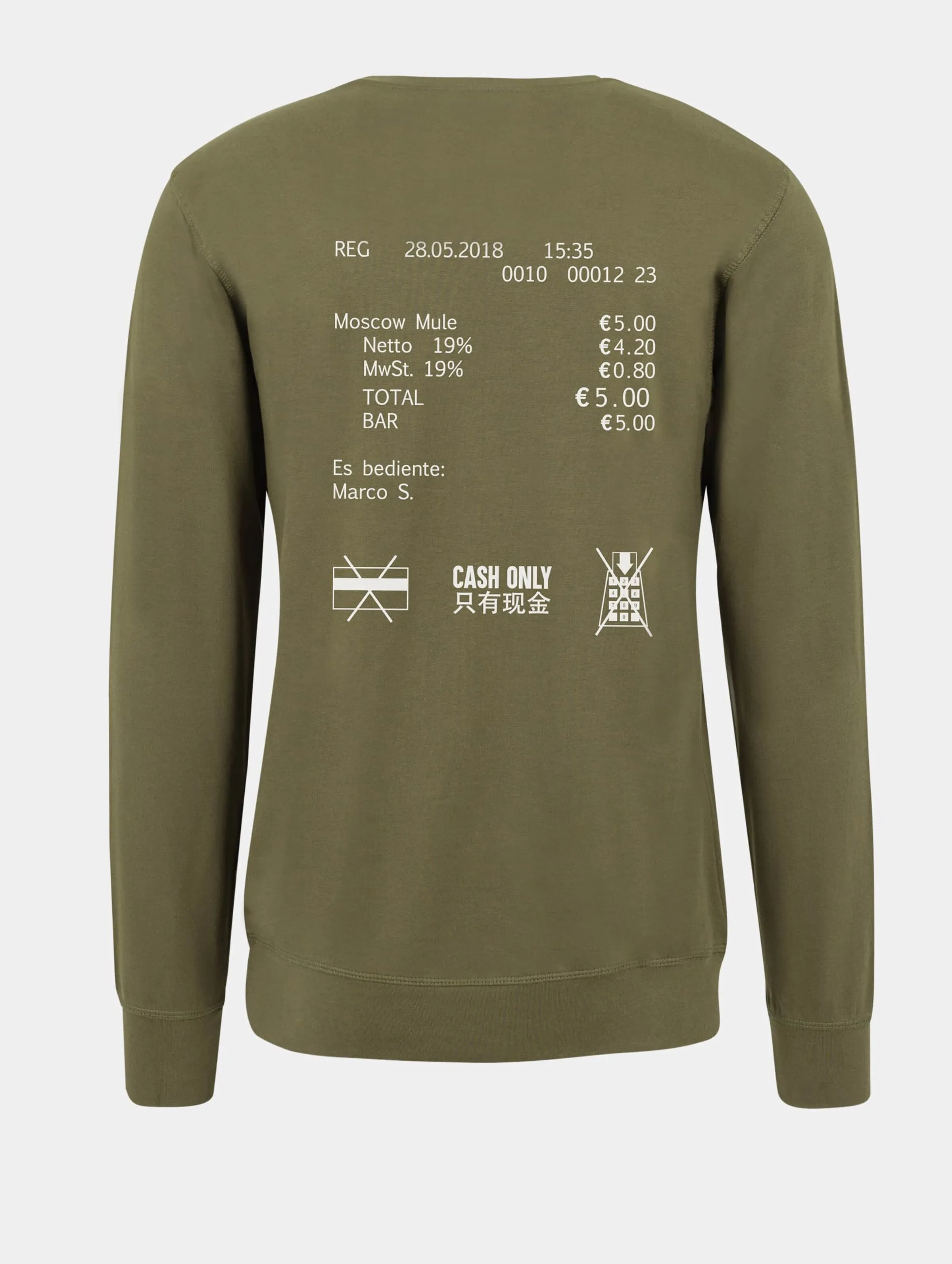 Mister Tee Cash Only Crewneck
