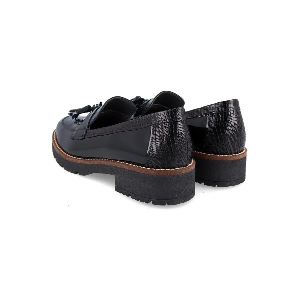 MOCASINES CASUAL MUJER 5377 NEGRO